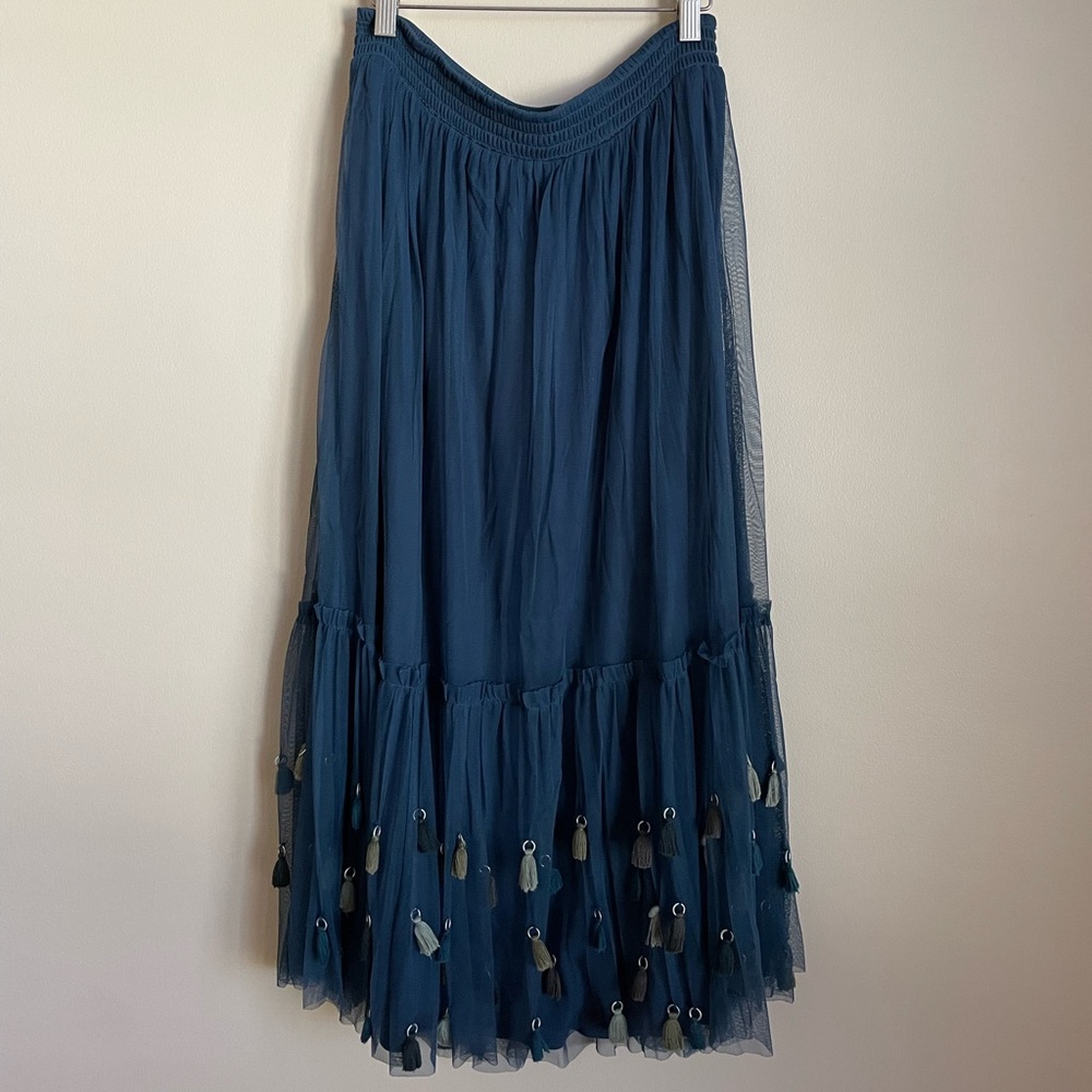 Anthropologie Maeve brand tulle skirt